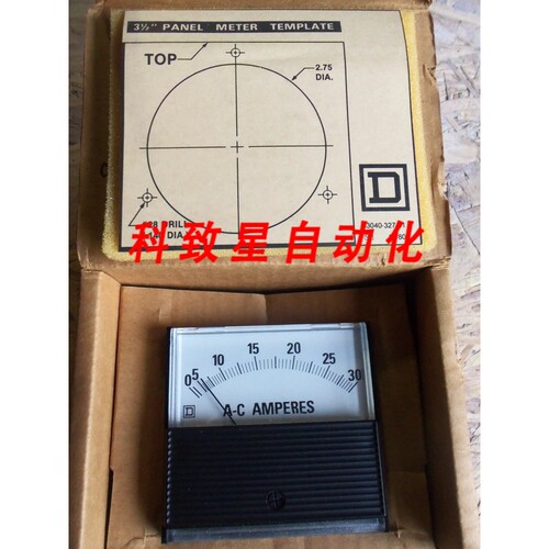 工业配件CLE8-A3A300 ACAMMETER 0-30A 面板表