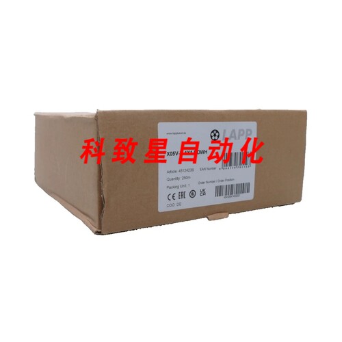 工业配件LAPP 单芯电缆红/白 250米 1X1.00MM2 X05V-K 4512423S