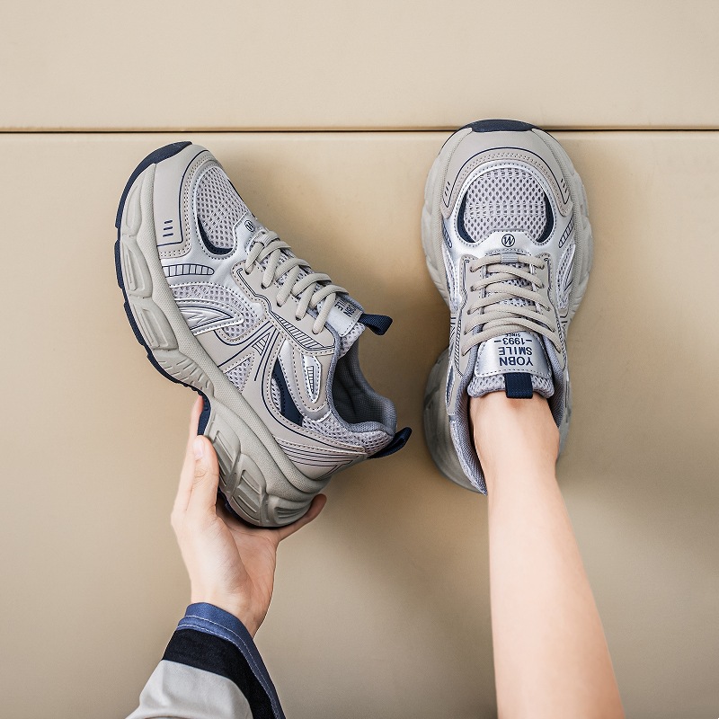 官方特卖正品女士厚底小个子增高百搭老爹鞋2025新款鞋子女爆款防