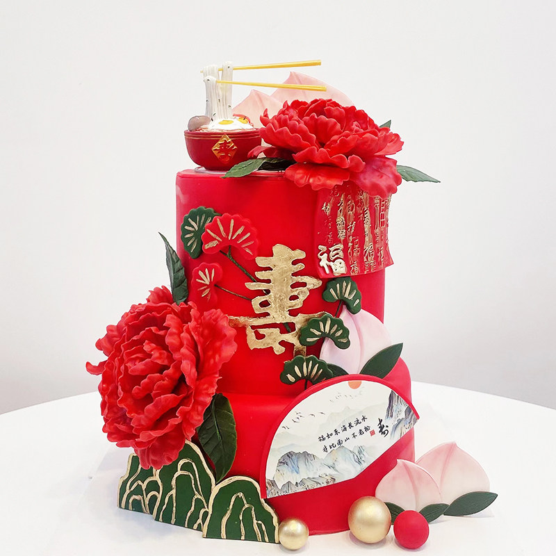 翻小糖老师 花式馒头翻糖牡丹花瓣玫瑰花向日葵不锈钢切模具烘焙