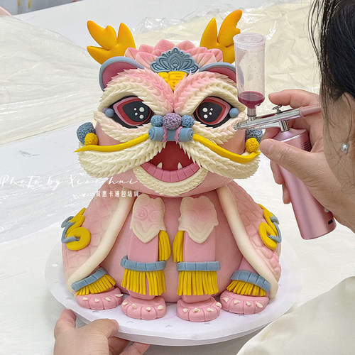 贤惠卡通包中式大醒狮