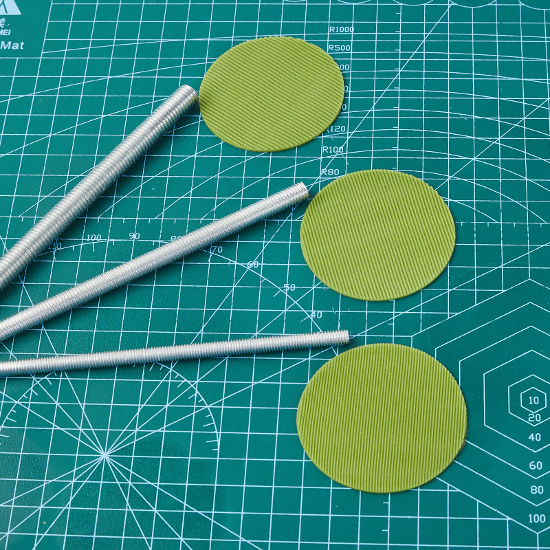 端午节卡通馒头粽叶滚轮纹理棒粘土DIY翻糖人偶头发纹理棒