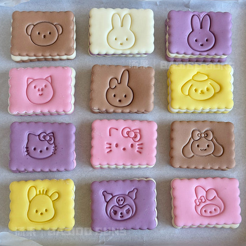 汤果波浪长方形KT猫馒头模具