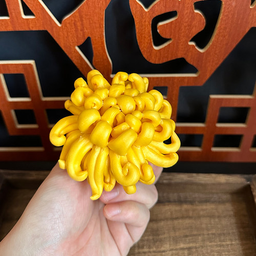 陆子明老师花卉菊花卡通馒头