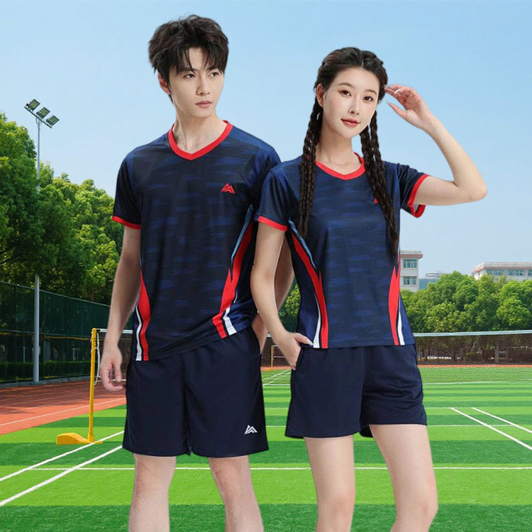 男女夏排球服套装速干运动套装
