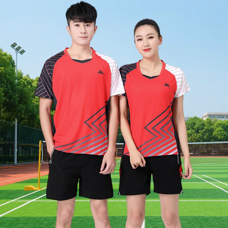 羽毛球服男女夏季吸汗快干印字