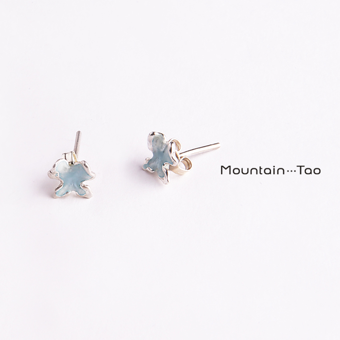 【蝶恋花 山略】珐琅耳环小众设计轻奢中秋情人节生日表白礼物