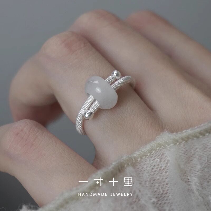 【环玉 一寸十里】纯银戒指非遗花丝小众设计轻奢生日情人节礼物