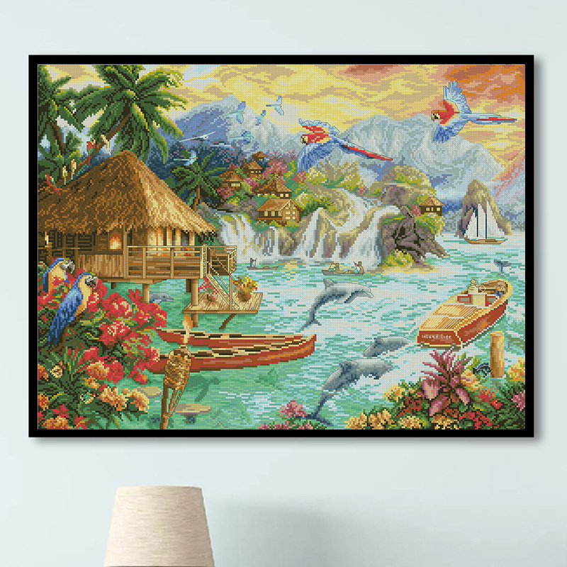 aiaijia简约现代客厅书房