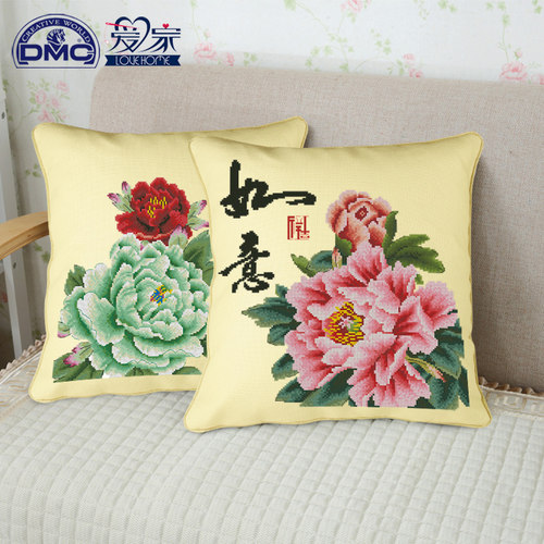 绣布多色可选 背面三色可选  不含枕芯