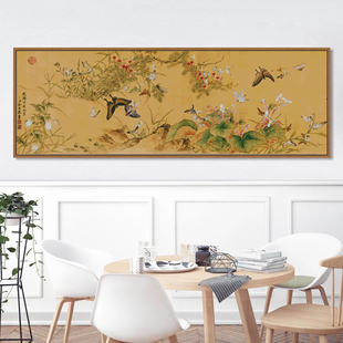 郎世宁 DMC十字绣风景套件 精准印花 卧室 百蝶860 客厅