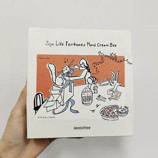 韩国进口悦诗风吟圣诞护手霜卡通冬日漫步保湿滋润留香清爽