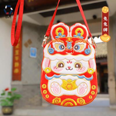 汉服斜挎包包女童拜年女孩配饰品