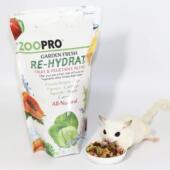 美国原装 EXOTIC蜜袋鼯无添加水化恢复湿润变新鲜混合水果蔬菜干