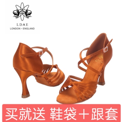 初学者专业软厚底拉丁舞鞋女LDAE
