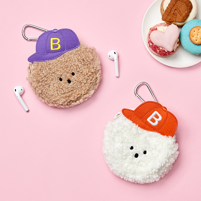 韩国antennashop可爱卡通狗苹果airpods1/2/3代三星耳机套收纳包