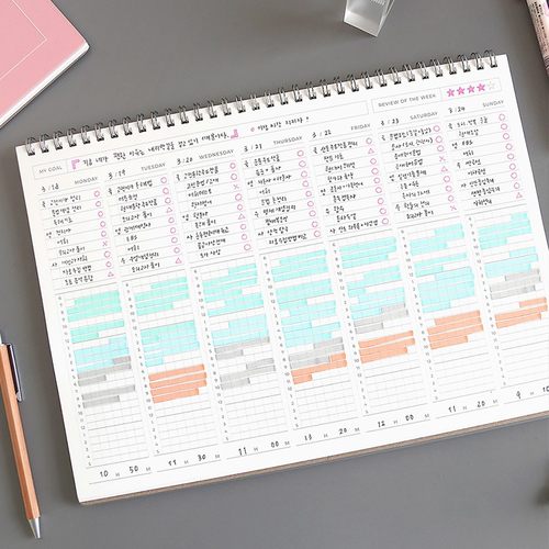 paperian韩国一年周计划日程本