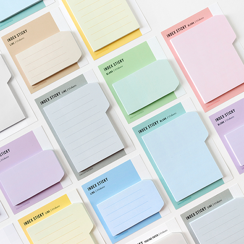 韩国正品索引便利贴备忘记事彩色