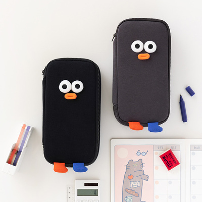 韩国笔袋文具盒romane化妆收纳包