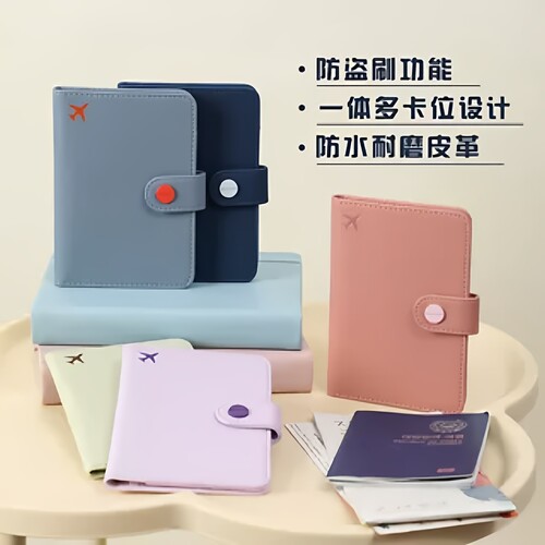 小清新防盗刷护照夹证件收纳包