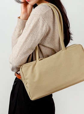 韩国ithinkso时尚女棉布尼龙大容量单肩包多隔层旅行护照休闲通勤