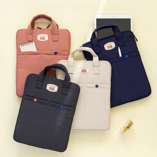 韩国romane笔记本电脑包女手提14寸13.3/11/12.9平板电脑键盘包防水适用苹果MacBook Pro华为matebook收纳包