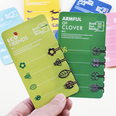韩国文具bookfriends金属书签