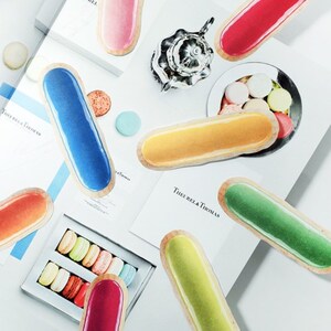 韩国文具SHIM创意逼真美味手指饼干便利贴N次贴分页贴便签装饰贴