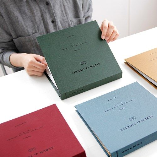 iconic韩国进口门票纪念册收纳本