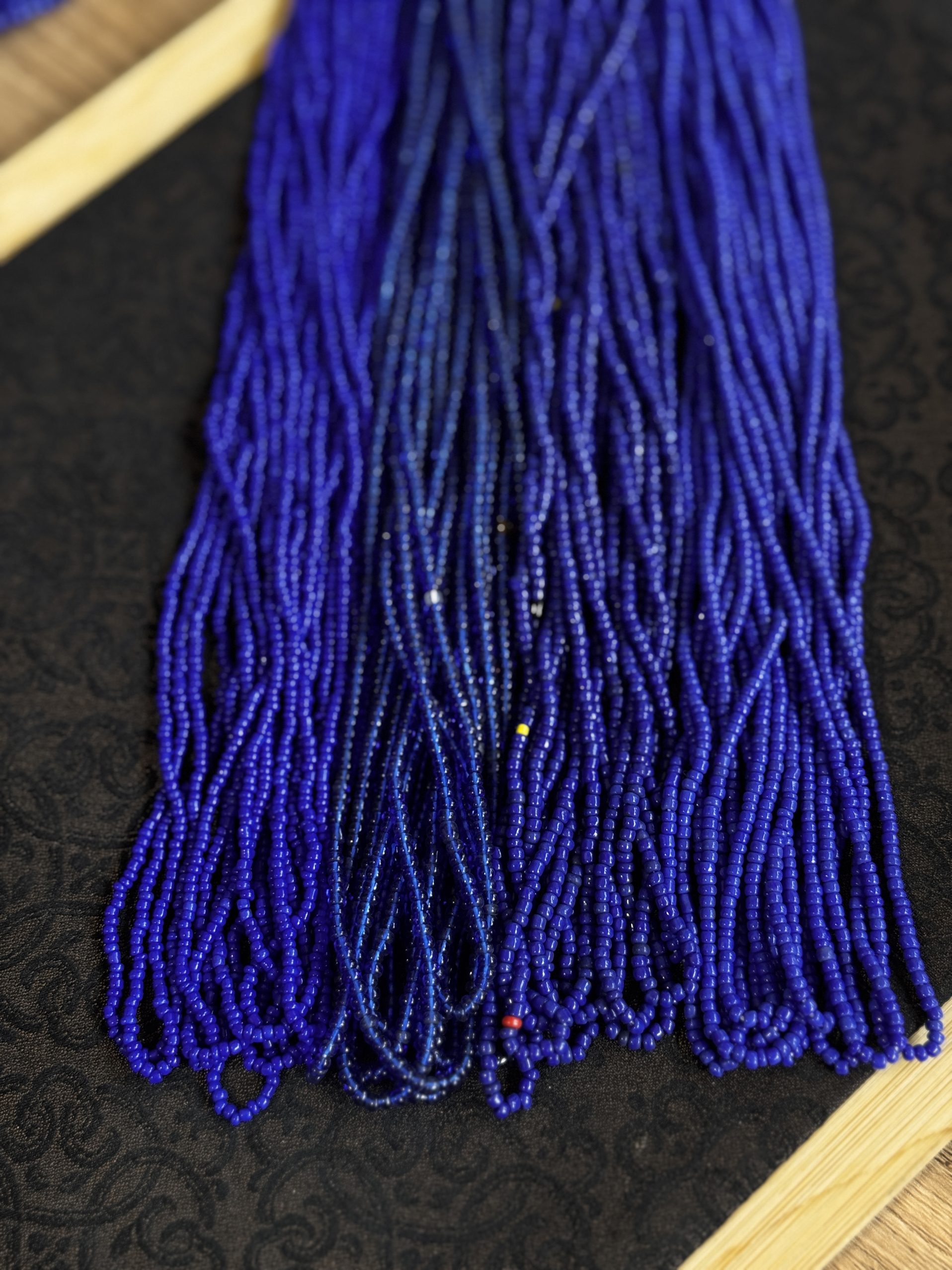 博山老美琉厂3㎜蓝色系米珠配珠散珠佛珠配珠隔珠DIY饰品配饰配件