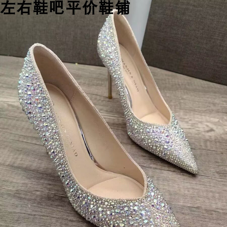 高跟鞋优雅浅口细单鞋