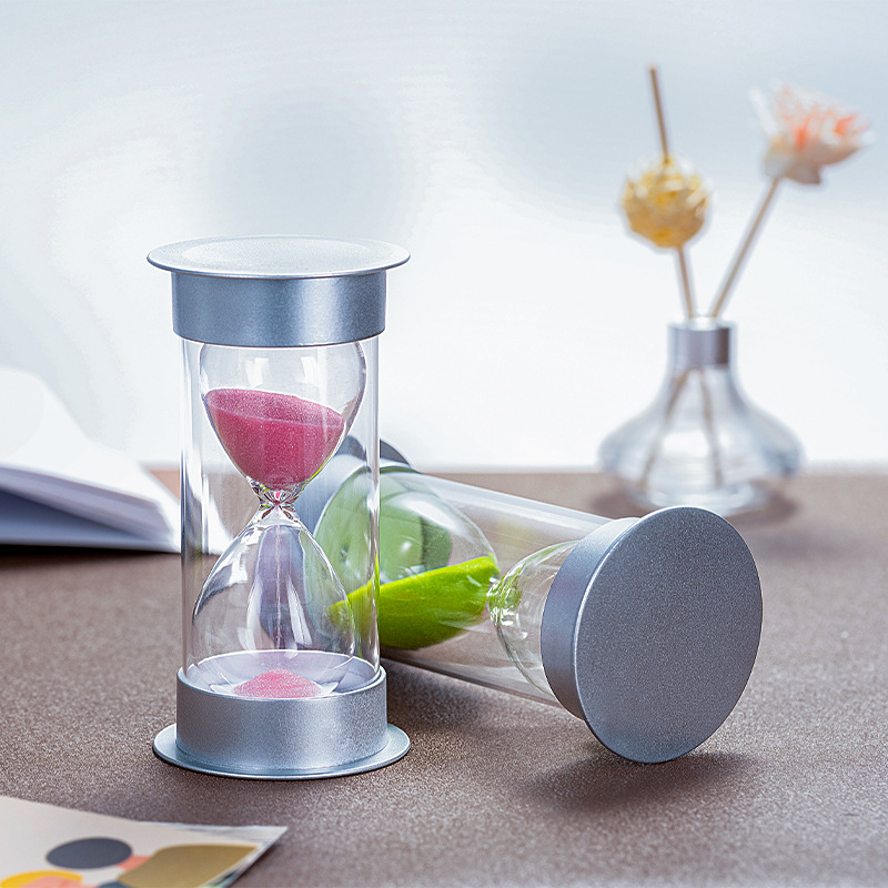 银盖沙漏餐厅出菜计时器儿童吃饭计时学习用具防摔摆件生日礼品