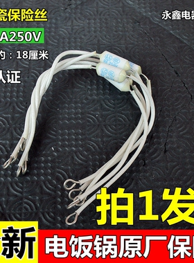 电饭锅专用保险管陶瓷温度保险丝RF250V20A230度10A15A210度
