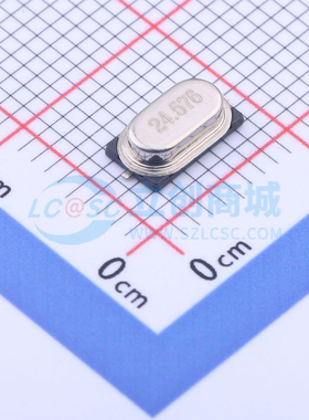 石英晶体 M49SMD24.576M12PF10PPM HC-49S-SMD-2P-Mini 无源晶振