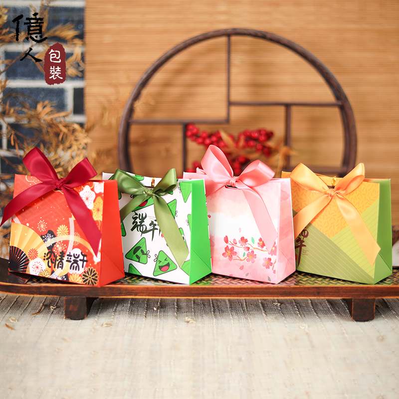 端午节香包专用手提袋小号纸质端午礼品袋礼物手提袋