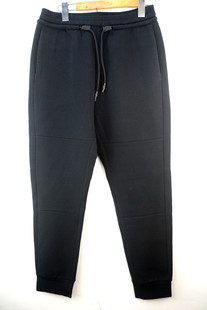 九平道19年新品单农男装ZUEE术休闲太空棉冬季厚款九分小脚跨裤灌