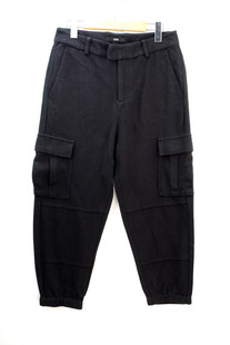 ZUEE术新款九平道NINEWA男装左玖术单农筒约百搭舒适棉休闲束脚裤