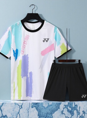 儿童羽毛球服套装青少年小孩子男女款比赛训练短袖透气速干运动服