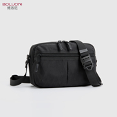 日系男士 单肩包横款 斜挎小包xpac弹道尼龙双层手机包磁吸扣邮差包