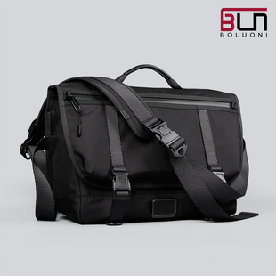 弹道尼龙 包ins潮牌 斜挎包男机能原宿单肩包男日系大容量邮差工装