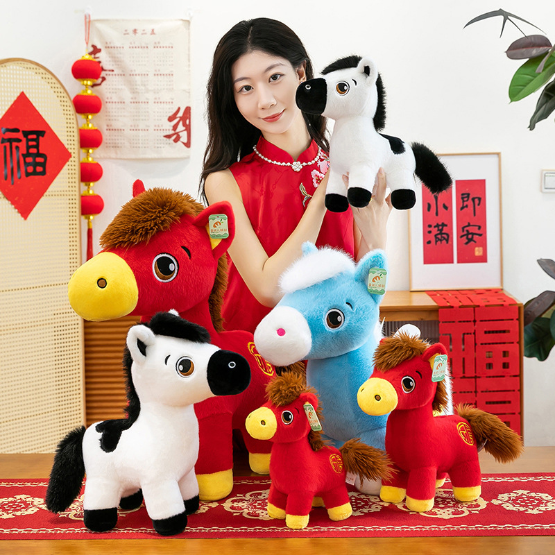 情人节送礼卡通公仔吉祥物马玩偶