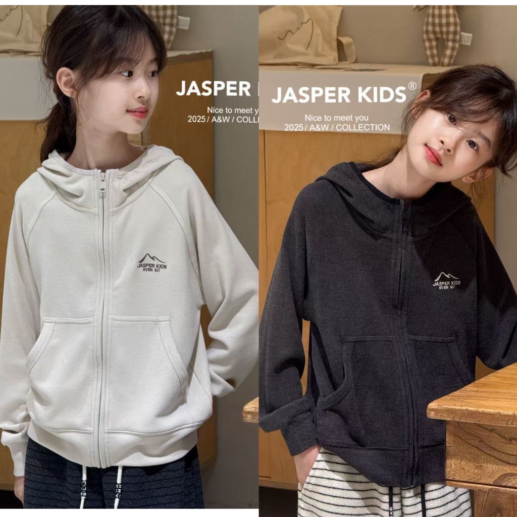 jasperkids韩版中大童德绒拉衫