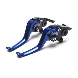 适用摩托车26款升仕368D/M/G/K/E改装铝合金短款两指刹车手把牛角