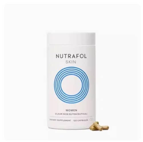 Nutrafol Clear Skin Acne Supplement for Women， Clinically