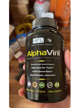 现货发AlphaViril Dr Sam Robbins Natural Testosterone Booster