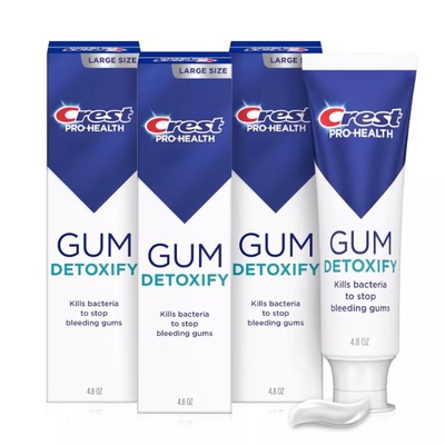 Crest Pro-Health Gum Detoxify Toothpaste, Deep Clean，3支