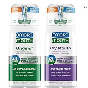 Zinc Activated Breath SmartMouth Health Rinse Pack Gum