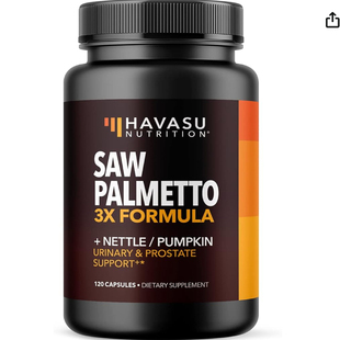 Saw Palmetto Supplement | Potent 3X Formula DHT Blocker120粒