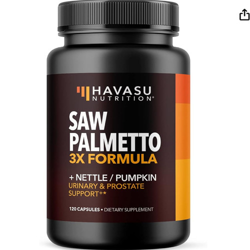 Saw Palmetto Supplement | Potent 3X Formula DHT Blocker120粒
