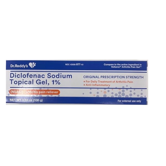 在途Dr.Reddy's Diclofenac Sodium Tropical Gel,1% (100 Grams)